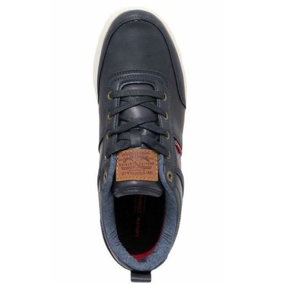 Levi's Men's Desoto Burnish Low-Top Sneakers Navy - Picture 2 of 4